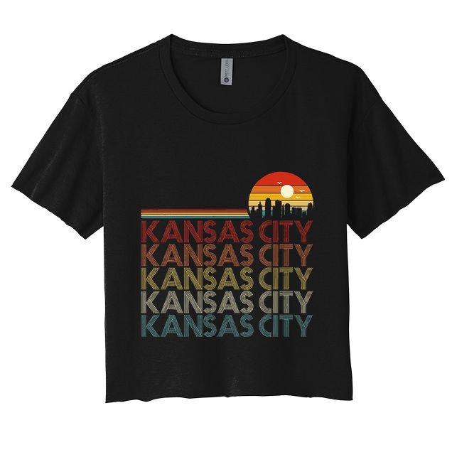 Kansas City Missouri 80s Style Kansas City Crop Top