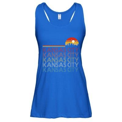 Kansas City Missouri 80s Style Kansas City Ladies Essential Flowy Tank