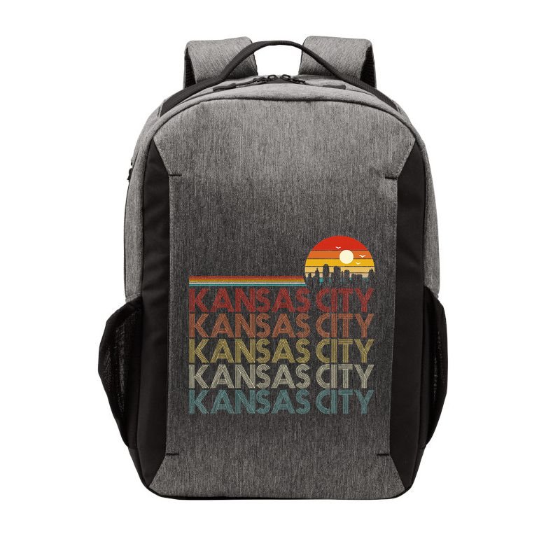 Kansas City Missouri 80s Style Kansas City Vector Backpack