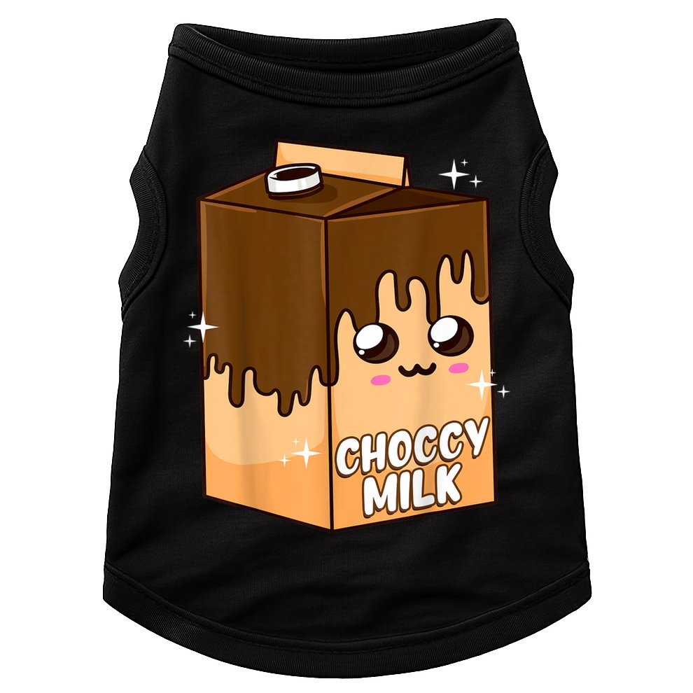Kawaii Choccy Milk Chocolate Milk Cute Meme Lover Doggie Tank