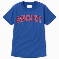 Kansas City Missouri Mo Vintage Sports Design Red Design Cute Gift Tall T-Shirt