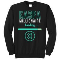 Kaspa Crypto Millionaire Loading Digital Bullrun Kaspa Miner Sweatshirt