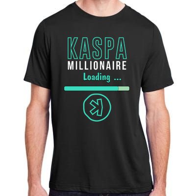 Kaspa Crypto Millionaire Loading Digital Bullrun Kaspa Miner Adult ChromaSoft Performance T-Shirt