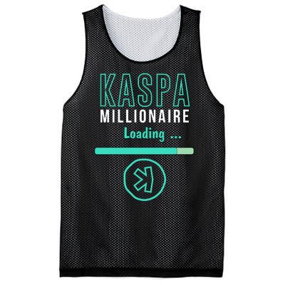 Kaspa Crypto Millionaire Loading Digital Bullrun Kaspa Miner Mesh Reversible Basketball Jersey Tank