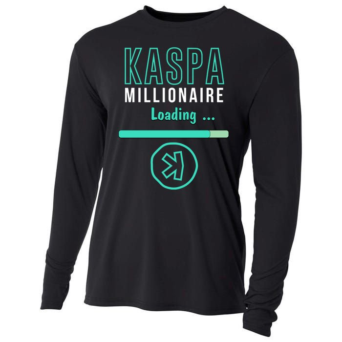 Kaspa Crypto Millionaire Loading Digital Bullrun Kaspa Miner Cooling Performance Long Sleeve Crew