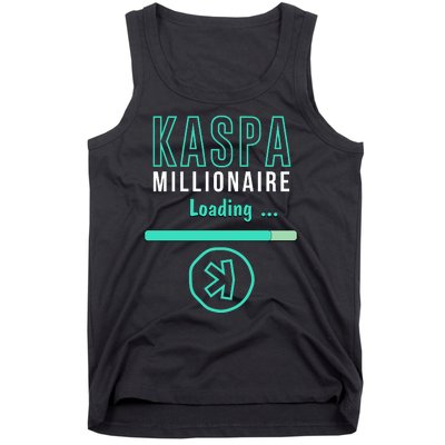 Kaspa Crypto Millionaire Loading Digital Bullrun Kaspa Miner Tank Top