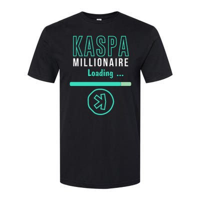 Kaspa Crypto Millionaire Loading Digital Bullrun Kaspa Miner Softstyle CVC T-Shirt