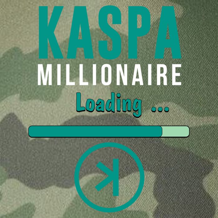 Kaspa Crypto Millionaire Loading Kaspa Miner Digital Bullrun Legacy Tie Dye Trucker Hat