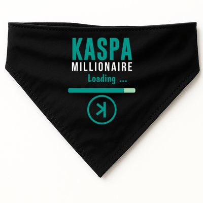 Kaspa Crypto Millionaire Loading Kaspa Miner Digital Bullrun USA-Made Doggie Bandana