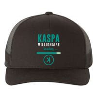 Kaspa Crypto Millionaire Loading Kaspa Miner Digital Bullrun Yupoong Adult 5-Panel Trucker Hat