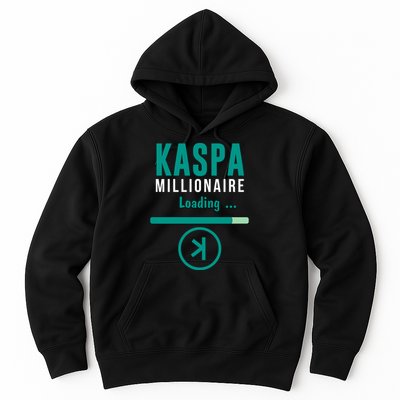 Kaspa Crypto Millionaire Loading Kaspa Miner Digital Bullrun Hoodie