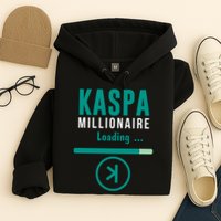 Kaspa Crypto Millionaire Loading Kaspa Miner Digital Bullrun Hoodie