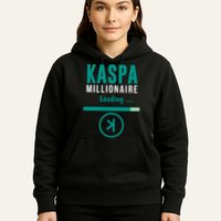 Kaspa Crypto Millionaire Loading Kaspa Miner Digital Bullrun Hoodie