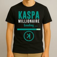 Kaspa Crypto Millionaire Loading Kaspa Miner Digital Bullrun T-Shirt