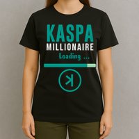 Kaspa Crypto Millionaire Loading Kaspa Miner Digital Bullrun T-Shirt