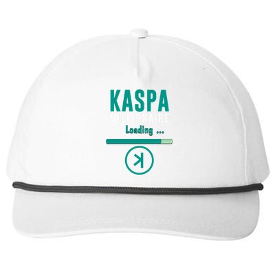 Kaspa Crypto Millionaire Loading Kaspa Miner Digital Bullrun Snapback Five-Panel Rope Hat