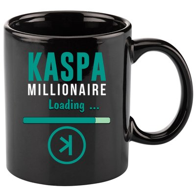 Kaspa Crypto Millionaire Loading Kaspa Miner Digital Bullrun 11oz C Handle Ceramic Mug