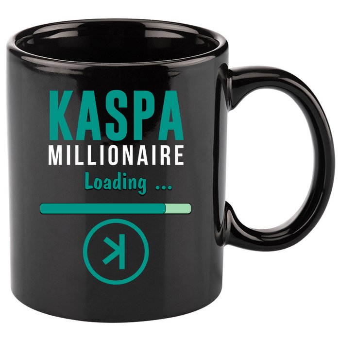 Kaspa Crypto Millionaire Loading Kaspa Miner Digital Bullrun 11oz C Handle Ceramic Mug