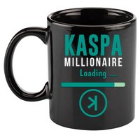 Kaspa Crypto Millionaire Loading Kaspa Miner Digital Bullrun 11oz C Handle Ceramic Mug