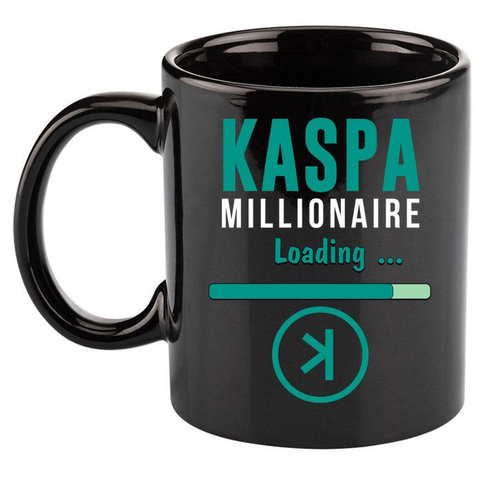 Kaspa Crypto Millionaire Loading Kaspa Miner Digital Bullrun 11oz C Handle Ceramic Mug