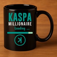 Kaspa Crypto Millionaire Loading Kaspa Miner Digital Bullrun 11oz C Handle Ceramic Mug