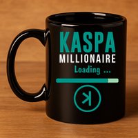 Kaspa Crypto Millionaire Loading Kaspa Miner Digital Bullrun 11oz C Handle Ceramic Mug