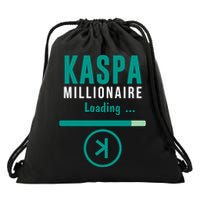 Kaspa Crypto Millionaire Loading Kaspa Miner Digital Bullrun Drawstring Bag