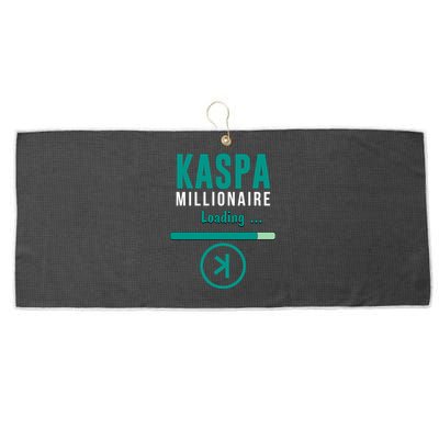Kaspa Crypto Millionaire Loading Kaspa Miner Digital Bullrun Large Microfiber Waffle Golf Towel