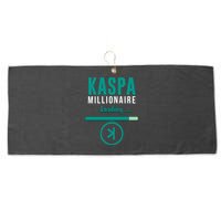 Kaspa Crypto Millionaire Loading Kaspa Miner Digital Bullrun Large Microfiber Waffle Golf Towel