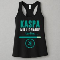 Kaspa Crypto Millionaire Loading Kaspa Miner Digital Bullrun Womens Tank Top
