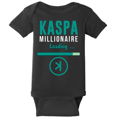Kaspa Crypto Millionaire Loading Kaspa Miner Digital Bullrun Baby Bodysuit