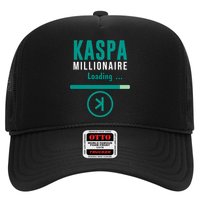 Kaspa Crypto Millionaire Loading Kaspa Miner Digital Bullrun Trucker Hat