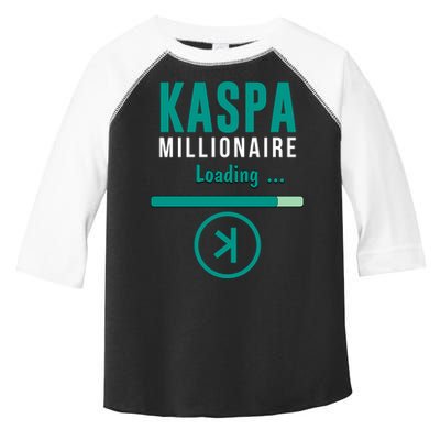 Kaspa Crypto Millionaire Loading Kaspa Miner Digital Bullrun Toddler Fine Jersey T-Shirt