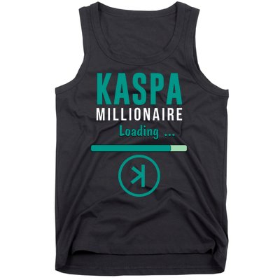 Kaspa Crypto Millionaire Loading Kaspa Miner Digital Bullrun Tank Top