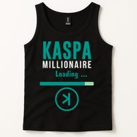 Kaspa Crypto Millionaire Loading Kaspa Miner Digital Bullrun Tank Top