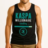 Kaspa Crypto Millionaire Loading Kaspa Miner Digital Bullrun Tank Top
