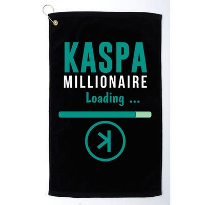 Kaspa Crypto Millionaire Loading Kaspa Miner Digital Bullrun Golf Towel