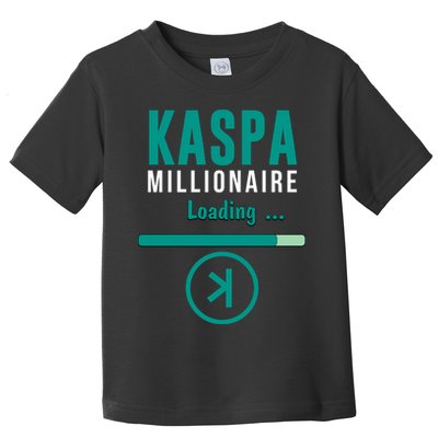 Kaspa Crypto Millionaire Loading Kaspa Miner Digital Bullrun Toddler T-Shirt
