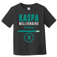 Kaspa Crypto Millionaire Loading Kaspa Miner Digital Bullrun Toddler T-Shirt