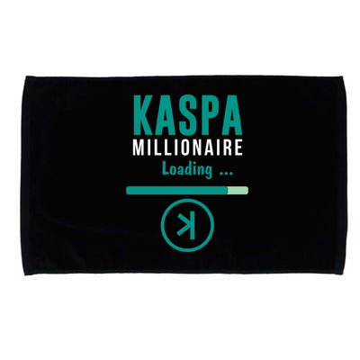 Kaspa Crypto Millionaire Loading Kaspa Miner Digital Bullrun Microfiber Hand Towel