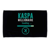 Kaspa Crypto Millionaire Loading Kaspa Miner Digital Bullrun Microfiber Hand Towel