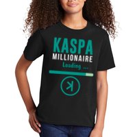 Kaspa Crypto Millionaire Loading Kaspa Miner Digital Bullrun Kids T-Shirt