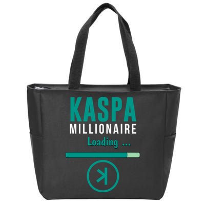 Kaspa Crypto Millionaire Loading Kaspa Miner Digital Bullrun Zip Tote Bag