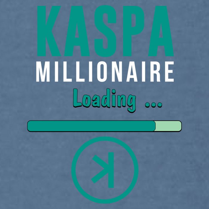 Kaspa Crypto Millionaire Loading Kaspa Miner Digital Bullrun Garment-Dyed Sweatshirt