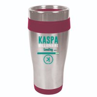Kaspa Crypto Millionaire Loading Kaspa Miner Digital Bullrun 16oz Travel Tumbler