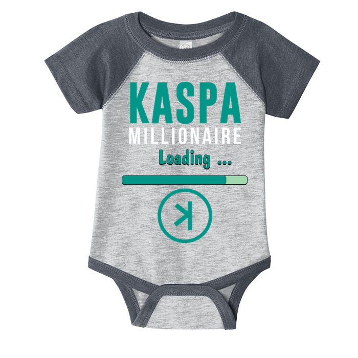 Kaspa Crypto Millionaire Loading Kaspa Miner Digital Bullrun Infant Baby Jersey Bodysuit