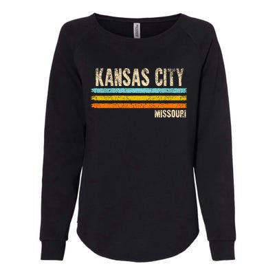 Kansas City Missouri Usa America Retro Meaningful Gift Womens California Wash Sweatshirt