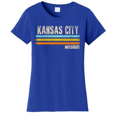 Kansas City Missouri Usa America Retro Meaningful Gift Women's T-Shirt