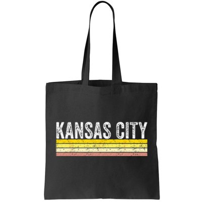 Kansas City Missouri Retro Vintage Weathered Throwback Tote Bag