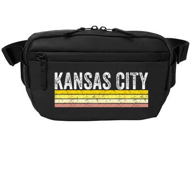 Kansas City Missouri Retro Vintage Weathered Throwback Crossbody Pack